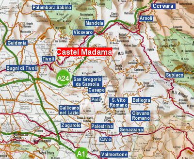 Come arrivare a Castel Madama