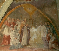 Affresco della chiesa di Santa Maria della Mentorella