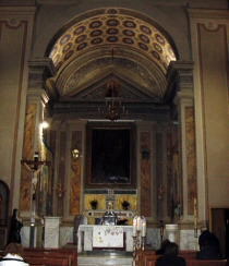 Interno della chiesa di S.Pietro