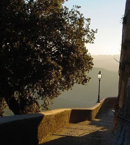 Lo stupendo panorama visto da Cervara