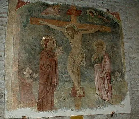 Scena della crocifissione - XII sec.