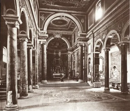 La chiesa dopo i restauri del 1725