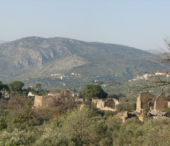 Vista dalla torre di Rocca Bruna