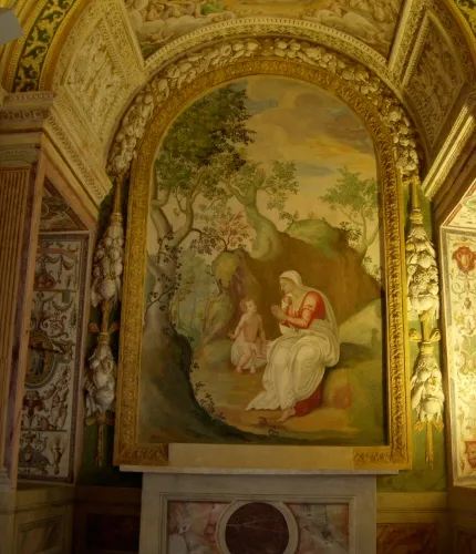 La piccola cappella interna