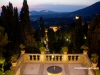 Panorama notturno della Villa